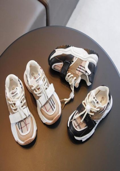 

kids sneakers 2022 autumn boys girls fashion trainers breathable casual children running sports soft sole platform baby shoes 2635863575, Black;red