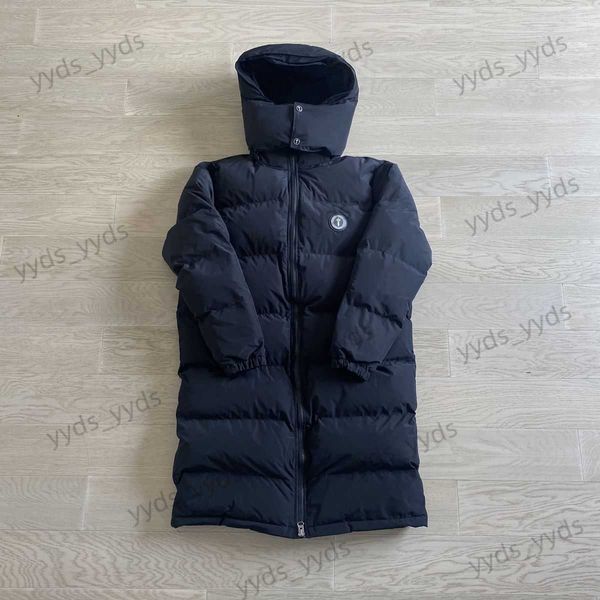 

men's down parkas trapstar jacket classic long t230329, Black