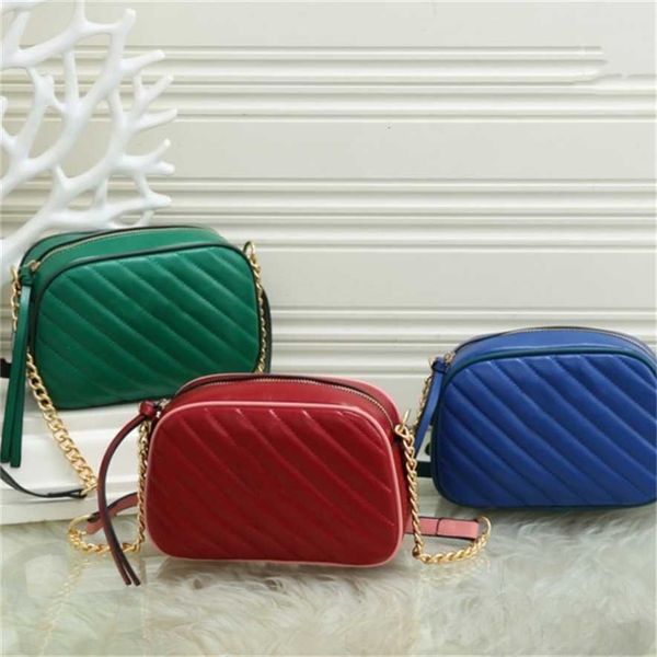

2023 designer bag handbag women's leisure messenger single chain girl small round