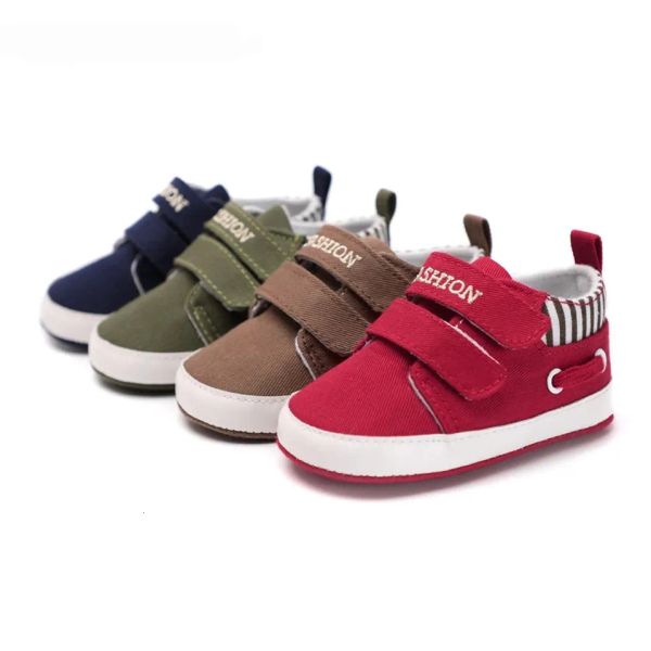 

first walkers infant babies boys girls shoes soft sole canvas solid footwear for borns toddler crib moccasins lett max