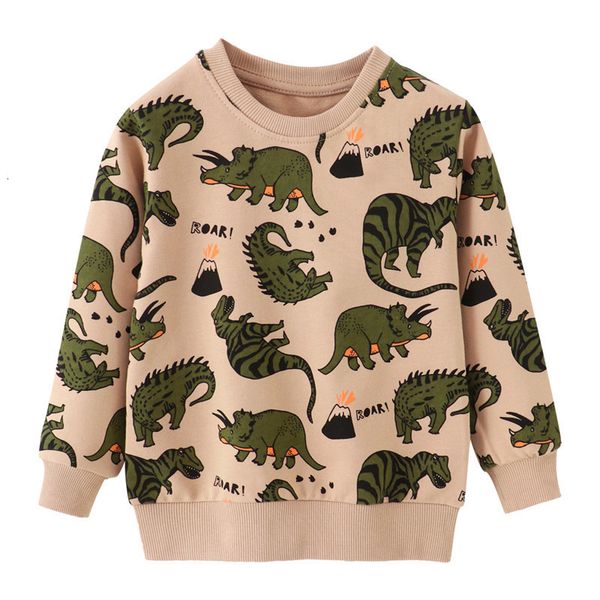 

jackets jumping meters autumn spring dinosaurs sweatshirts for boys girls clothes selling baby shirts animals costume hooded 230329, Blue;gray