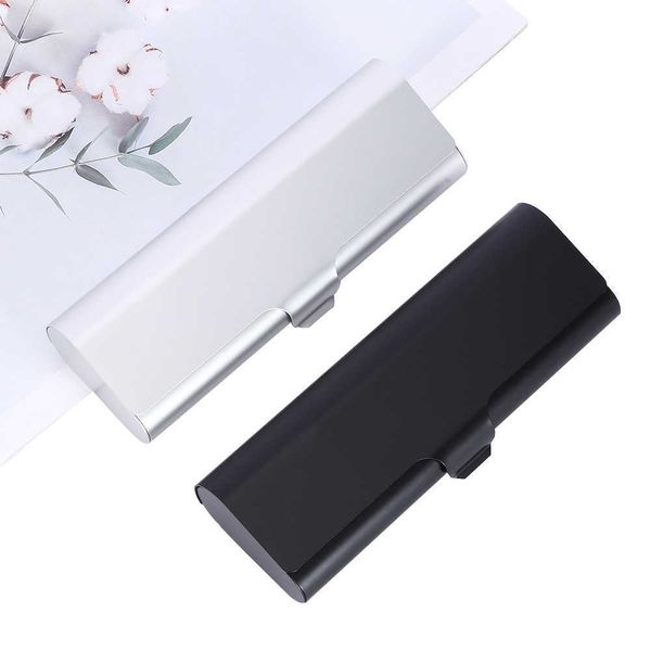 

sunglasses cases bags 1pcs slim matte hard metal spectacles glasses protection black silver eyeglasses case travel portable holder box gifts