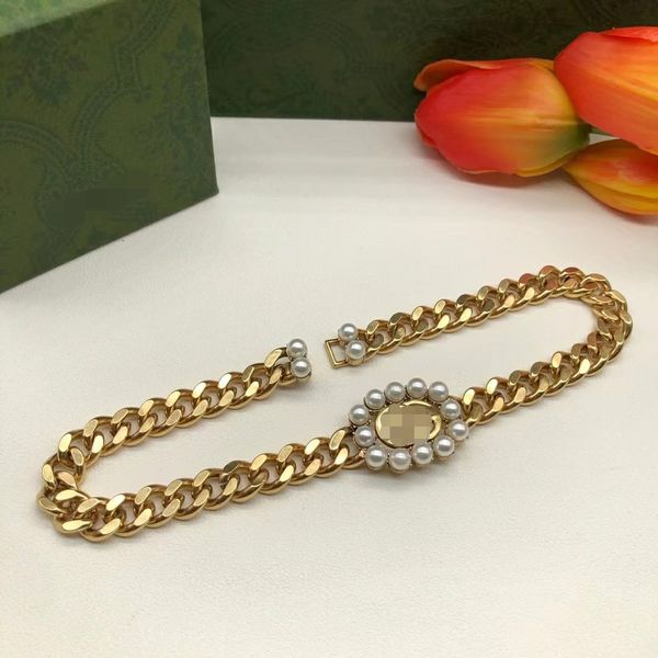 

designer necklaces cuban choker necklace collares punk vintage chunky thick link chain for women new year jewelry accessories gn-059, Silver