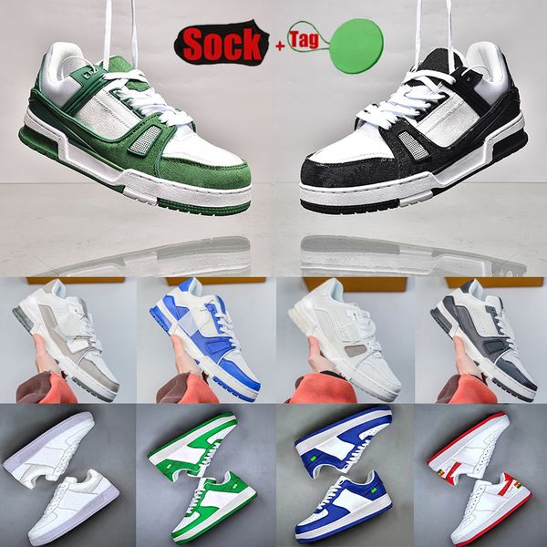 

platform mens womens luxury trainers shoes lvmh designer sneakers leather intage embossed bright white natural green cream black burgundy pu