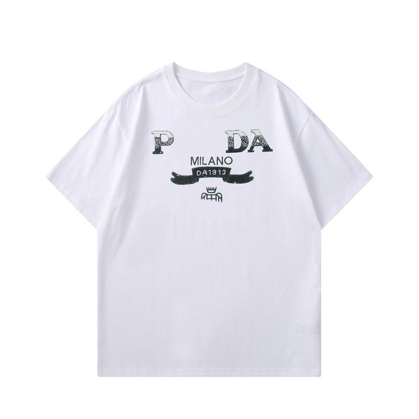 

designer men's t shirt men's 2023 luxury brand t-shirt summer small crew neck short sleeve outdoor fashion casual pure cotton alph, White;black