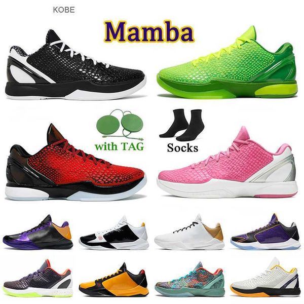 

kobe 6 mamba 6s basketball shoes mambacita 5 protro kobes grinch mens trainers 5s rings metallic gold red all-star pink del sol big stage un