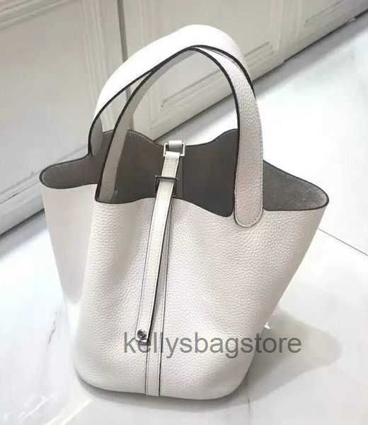 

shoulder bucket leather tote bag new s real women shopping designer hands cross body with lock picotin 001 r8o3