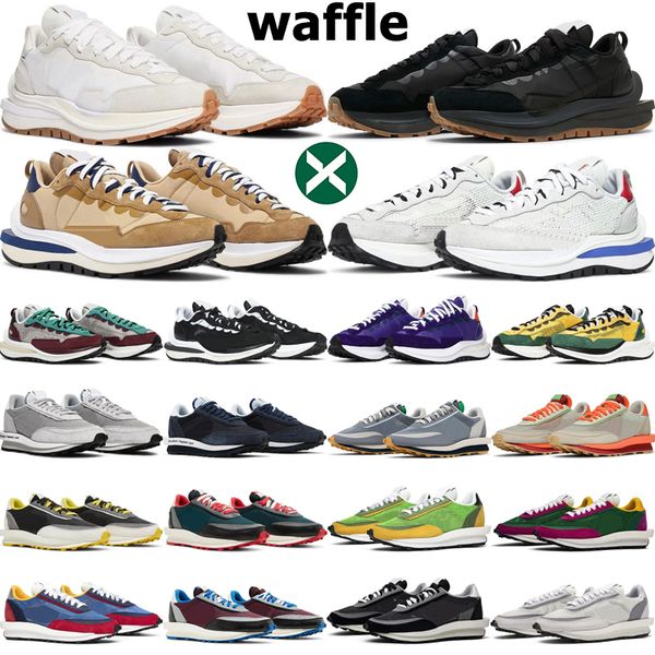 

designer vaporwaffle ld waffle casual shoes men women black sail gum sesame blue void game royal tour yellow pine green white nylon mens tra