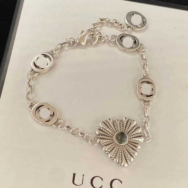 

double heart shaped bracelet fashion versatile brass earrings for women, Black