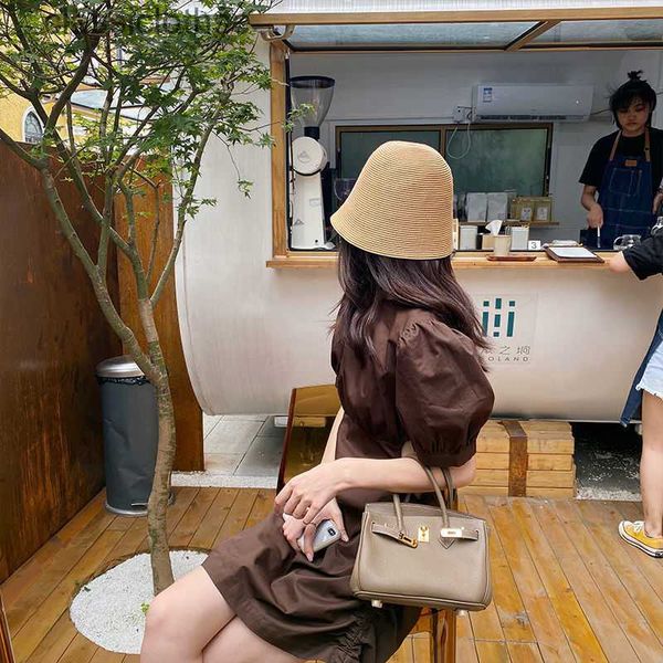 

original edition designer herms briks bags online store autumn and winter new women 2023 versatile premium mini leather handheld one shoulde