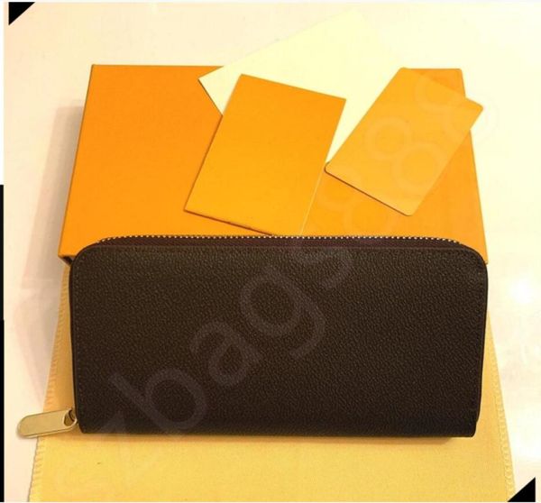 

portefeuille clemence wallet womens iconic fashion long wallets coin purse card case holder brown waterproof canvas w3619592, Red;black