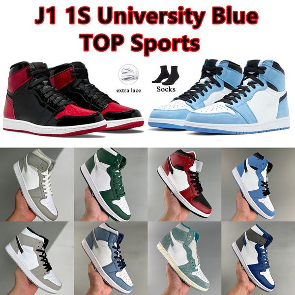 

basketball shoes 1 1s sporsts men shoes university blue hyper royal panda dark mocha bred shadow unc smoke grey tan gum women sports sneaker