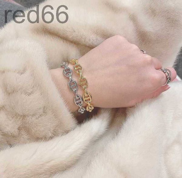 

chain designer letter bracelet small design high grade light luxury gold female trjw, Black