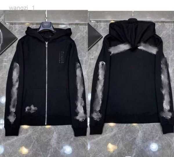 

men's hoodies & sweatshirts designer mens chrome winter hoodie ch long sleeve jacket loose coat hooded hoody men woman hip hop hearts 6, Black