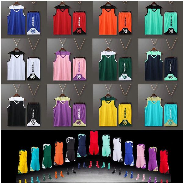 

men's tracksuits men's basketball jersey children's sportswear running training clothes men's sleeveless track and field, Gray