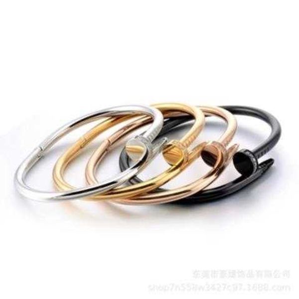 

designer carti bracelet fashion bangle new silver bracelet japan and south korea bracelet rose gold simplicity style red hand, Black