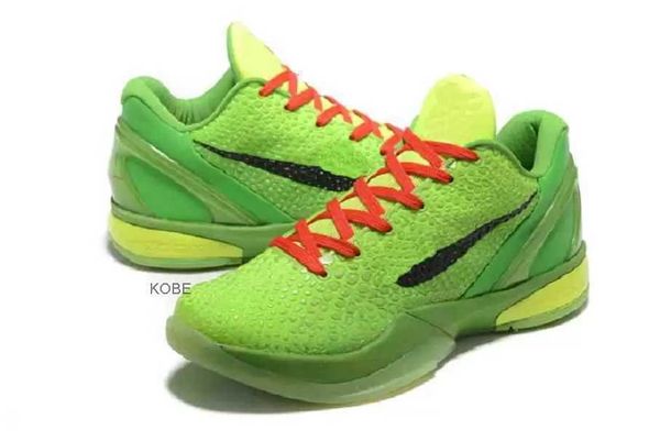 

mamba 6 shoes with black green vi grinch sports sales men women pink