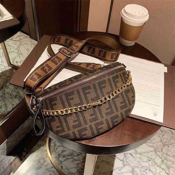 

designer bag shangxin small fashion net red versatile broadband texture mobile phone chest waist bag