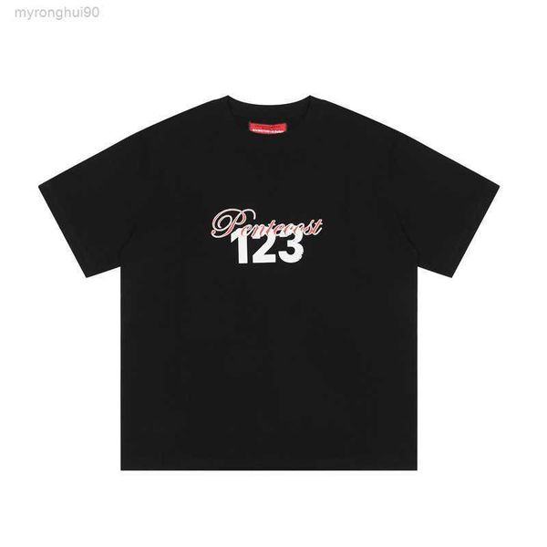 

men's t-shirts high fashion rrr123 letter print mesh red matching and women's short t-shirt pehp, White;black