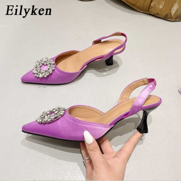 

dress shoes 2022 new purple women pumps fashion crystal style low high heels party wedding bride stripper shoes 221130, Black