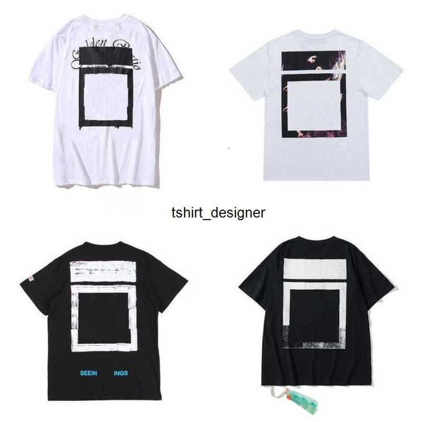 

white classics luxury mens t shirt designer brand t-shirts casual summer tees women back arrow x print t-shirt couples sports tshirts hip ho, White;black