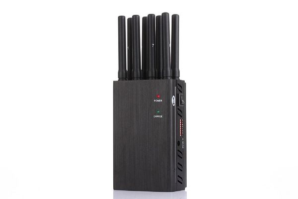 

high power 8 antennas portable surveillance tools 2g 3g 4g cellphone gps wifi signal jamm er