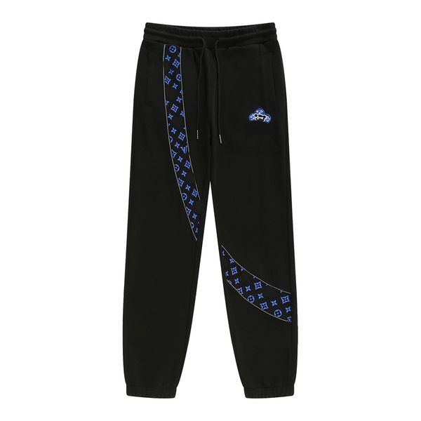 

thick designer men woman tech fleece pant tracksuit men sports pants jogger trousers tracksuits bottoms techfleece man joggers635, Black