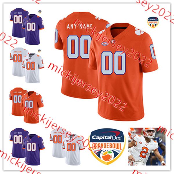 

clemson tigers football jersey tyrone crowder jr. korrin wiggins dorian o'daniel cornell powell mitch hyatt greg huegel john simpson sh, Black