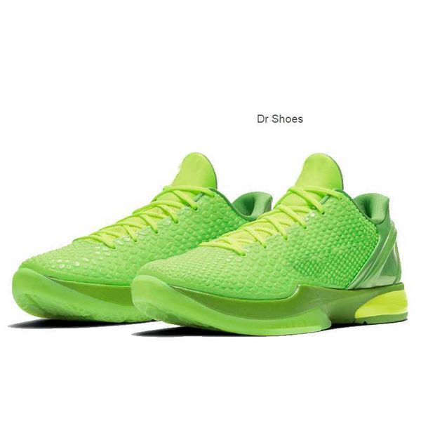 

2023 buy kids basketball shoes for sale mamba 6 protro grinch sneakers store grade school mambacita bruce lee big stage children chaos casua, Black