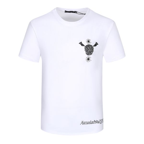 

men's t-shirt t shirt slim fit short sleeve cotton breathable tee r luxury letters print shirts 2023 spring summer high street casual m, White;black