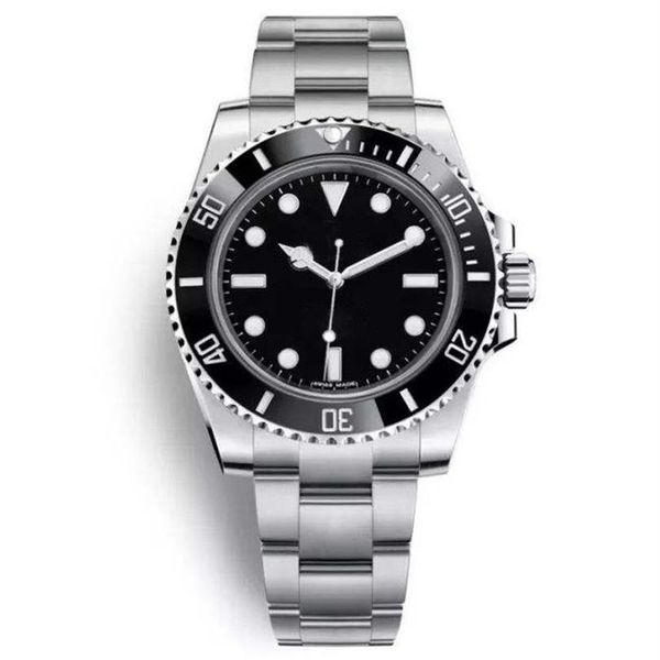 

male luxurious watch 114060 no date sapphire glass ceramic frame 306l stainless steel automatic mechanical watch wate2820, Slivery;brown