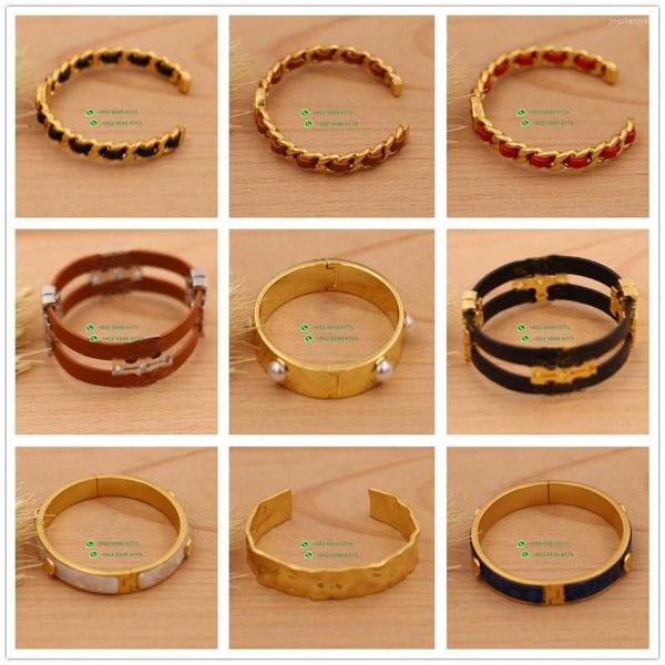 Bangle Tory Bracelets Bangles Pulseras Mujer Gold Plated Bracelet Jewelry For Women