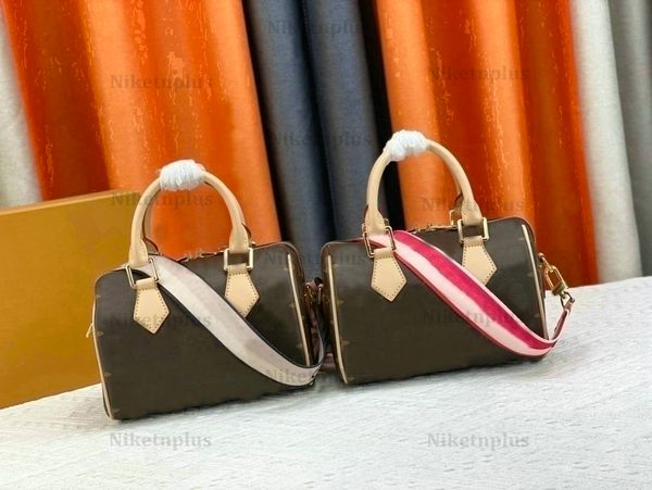 

m46234 m46222 speedy bandouliere 20 mini boston bag women designer travel bag with adjustable textile strap handbag women's designer ba
