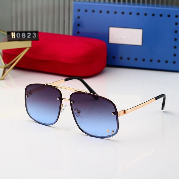 

designers ggity sunglasses for women luxury double g glasses retro men eyewear fashion party accessories classic summer holiday polarized su, White;black