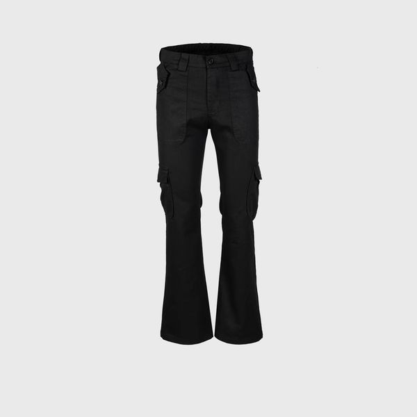 

men's jeans multipocket flared men's and women's casual pants 230330, Blue