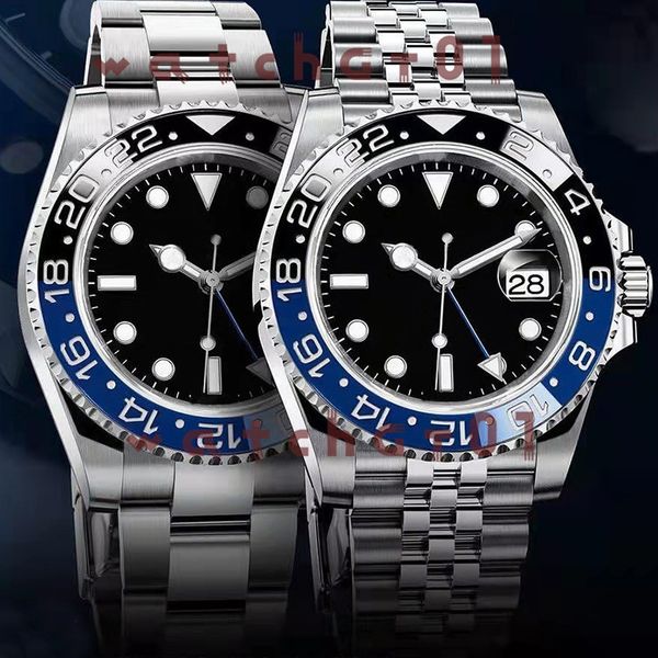 

mens watches automatic mechanical movement black ceramic bezel sapphire dial jubilee bracelet luxury watch mens master watch reloj glide loc, Slivery;brown