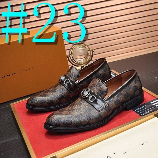 

l2/37model new mens designer dress shoes leather fashion british men business luxury dress loafers pointy shoes oxford breathable formal wed, Black