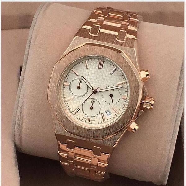 

2021 all the crime watch quartz watch dial work leisure fashion sports watches210b, Slivery;brown