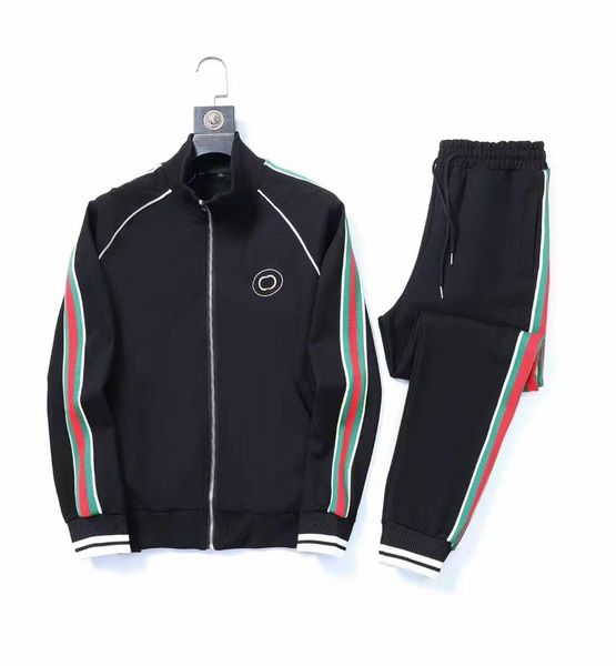

mens tracksuits sweatsuits designer solid color suit long sleeves jacket outwear stylist brand sports and leisure size m3xl6688, Gray