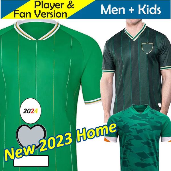 

2023 ireland soccer jerseys robinson obafemi 22 23 2024 euro national team qualifiers classy special football shirt kids kit cup mcclean hen, Black;yellow