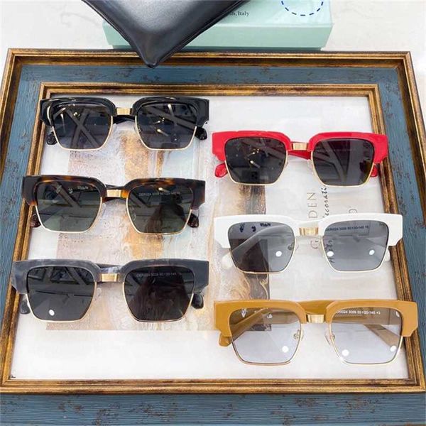 

designer glasses 2023 year new trendsetter white sunglasses male ow same female oeri024, White;black