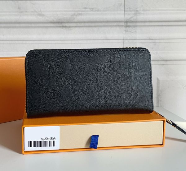 

fashion designer wallet luxury zippy purses womens wallets high-quality embossed monograms credit card holders ladies zipper money clutch ba, Red;black