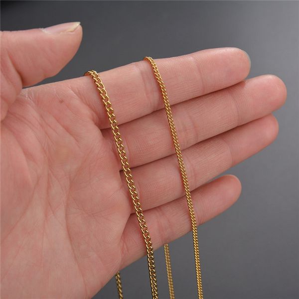 

hiphop jewelry stainless steel cuban link chain for man woman gold necklace designer south american silver necklaces mens chains chokers fas