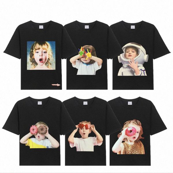 

mens t shirt acme de la vie adlv couple men's women's doughnut boys' printed loose short sleeve t-shirt 7 t-shirt fashion t s, White;black