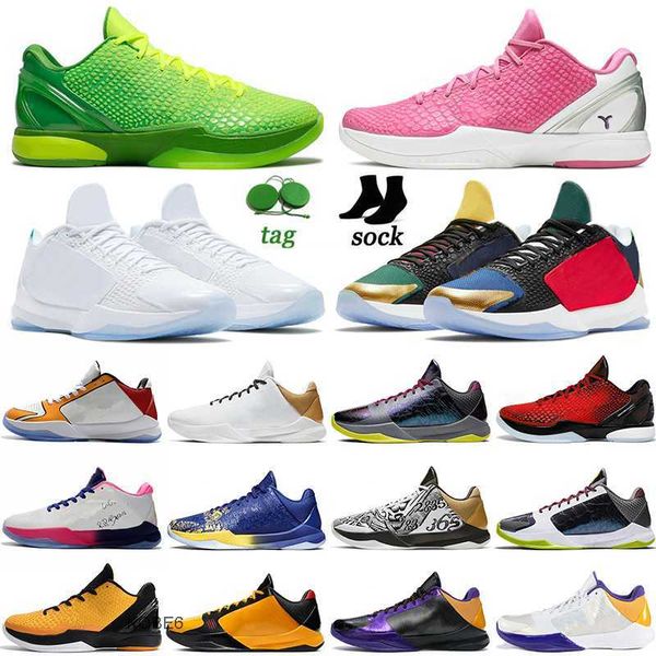 

kobes mamba zoom 5 6 basketball shoes with socks protro bruce lee what if lakers tucker big stage chaos rings eybl metallic gold grinch fore
