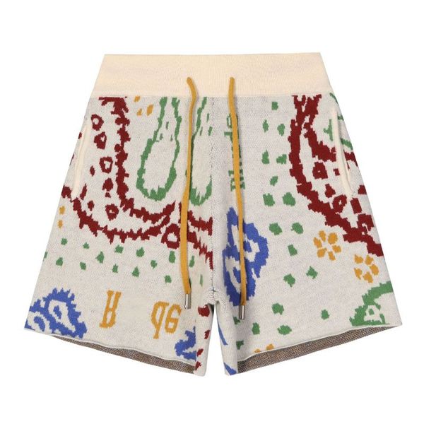 

buy designer men rh limited rhude shorts summer swim short knee length hip hop high street sports training beach pants mens elastic waist wo, White;black