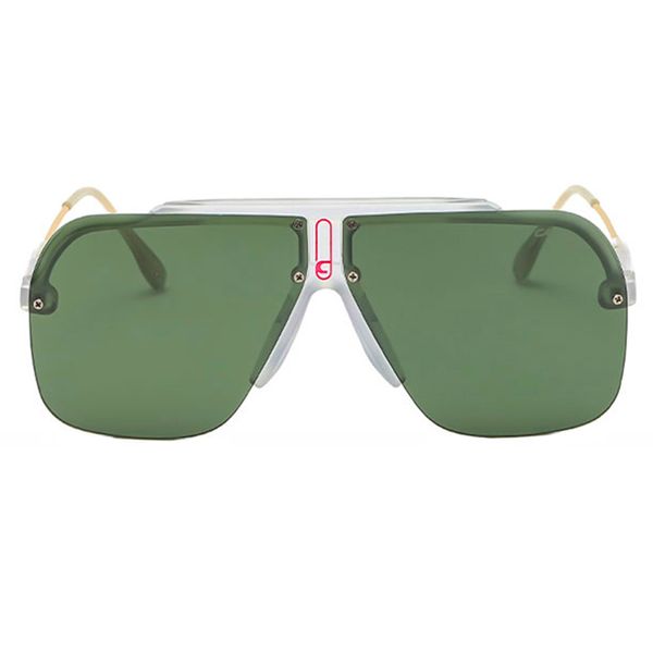 

621s rand design vintage oversized sunglasses women men fashion gradient sun glasses for women female masculino uv400, White;black