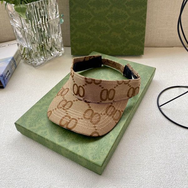 

luxurys wide brim visor elegant pleats letters designer hat leisure travel sun tide cap ladies pure adjustable outdoor women hats face-cover, Blue;gray