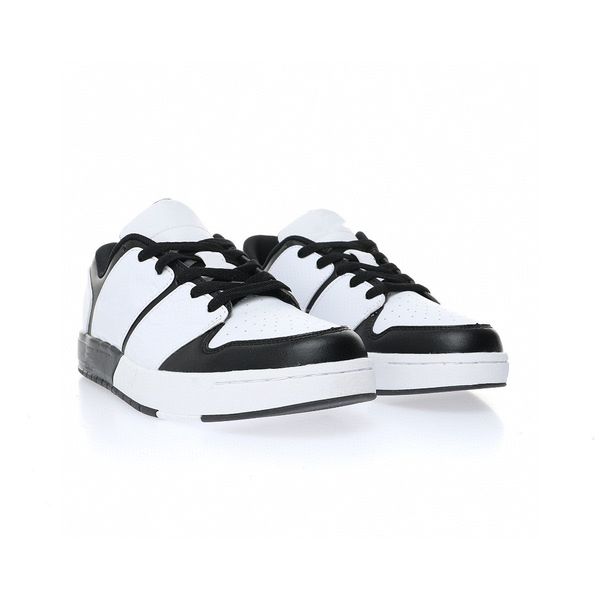 

basketball designer shoes white black jumpman 1 low casual lifestyle shoes with original box
