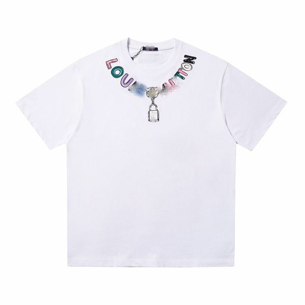 

summer mens designer t shirt casual man womens tees with letters print short sleeves 2023 luxury men hip hop couple's clothes size m/4x, White;black